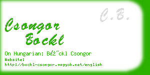 csongor bockl business card